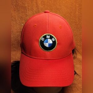 New Red BMW Racing hat. Never been worn only on display.